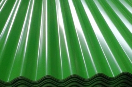 Color steel tiles, corrugated boards